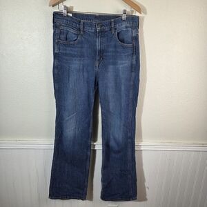 GAP Women's Vintage Flare High Rise Denim Jeans 31 12R Medium Wash